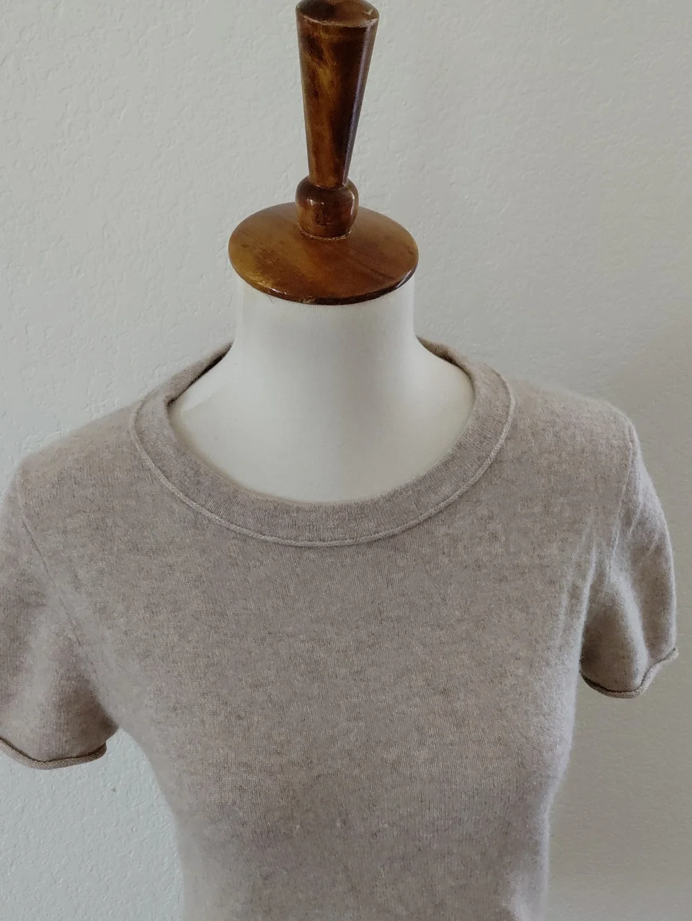 J. Crew Cashmere Short Sleeve Crewneck Sweater